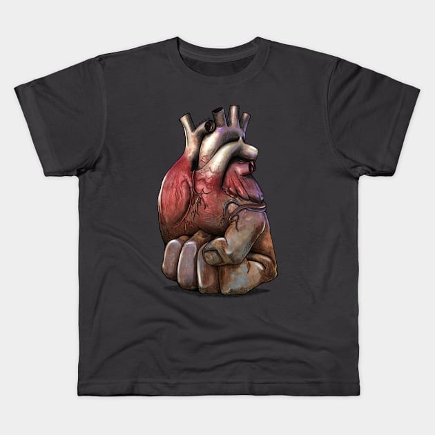 love-punch Kids T-Shirt by Arash Shayesteh